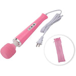 Powerful Handheld Massager with Strong Vibrations,Vibrator,Waterproof Clitoral Stimulator,Softer and Flexible, Rotating Dildo Vibrator for Men, Women & Couple(Pink)