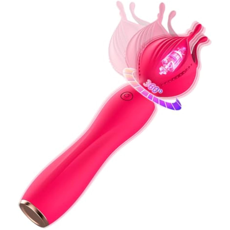 Clitoral Vibrator Female Masturbation Swaying Vibrating Tease Ticklers Vaginal Massage Nipples Stimulator With 10 Vibration Modes Pod Shaped Pleasure Wand Adult Sex Toys For Women Couple