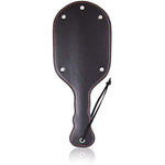 Faux Leather Large Spanking Paddle For Adult Exciting Impact Play Sex Toys, Black