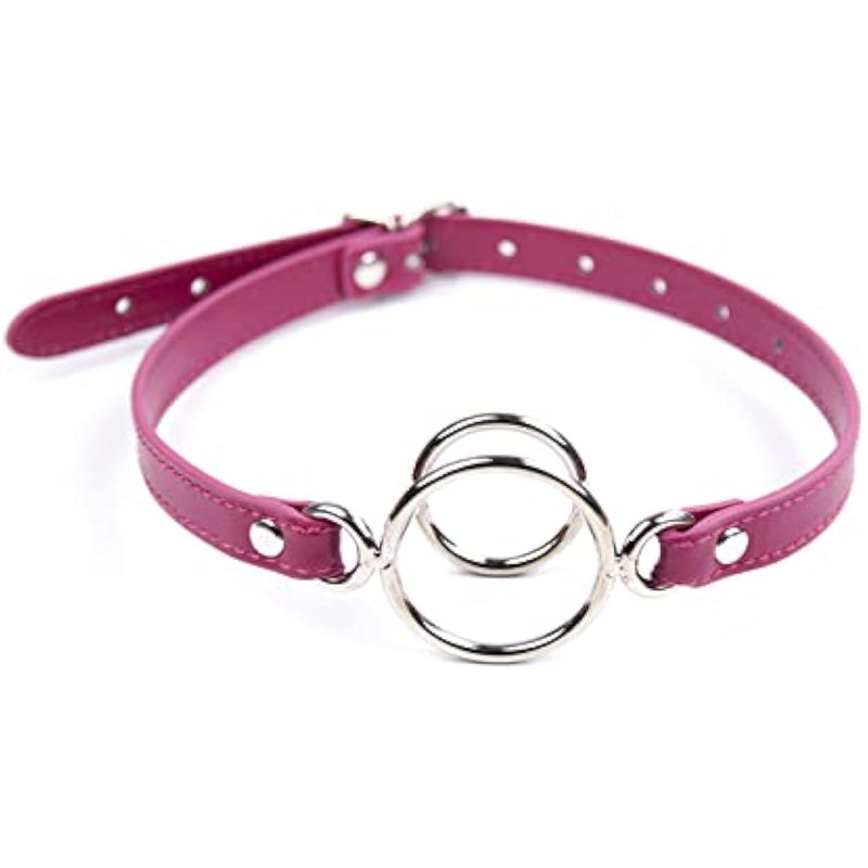 Bondage Training Tool Adult Sex Toys Sex Tool Double Ring Flirting Open Mouth Device Mouth Flail Mouth Plug Ball Deep Throat Mei Red