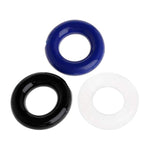 Romi 10 Pcs Male Penis Ring Waterproof Silicone Cockrings Cock Ring Delay Head Glans Ring