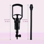 Penis Pump Kit Negative Pressure Unit Manual Tie Rods, Connecting Tubes, Manual Penis Pump Tie Rods With Air Valve Switch,Manual Male Enlargement Extension Pump Kit (1 Tie Rod + 1 Connection Tube)