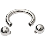 Chastity Penis Ring With Round Head Massage Beads, Male Glans Ring Weighted Scrotum Pendant Stretcher In 4 Sizes, Cock Ring Sm Bondage Sex Toys For Men (Silver,40Mm)