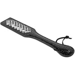 Studded Sm Spanking Paddle For Adults, 12.6In Faux Leather Rivet Sexual Paddles For Bdsm Set Toys