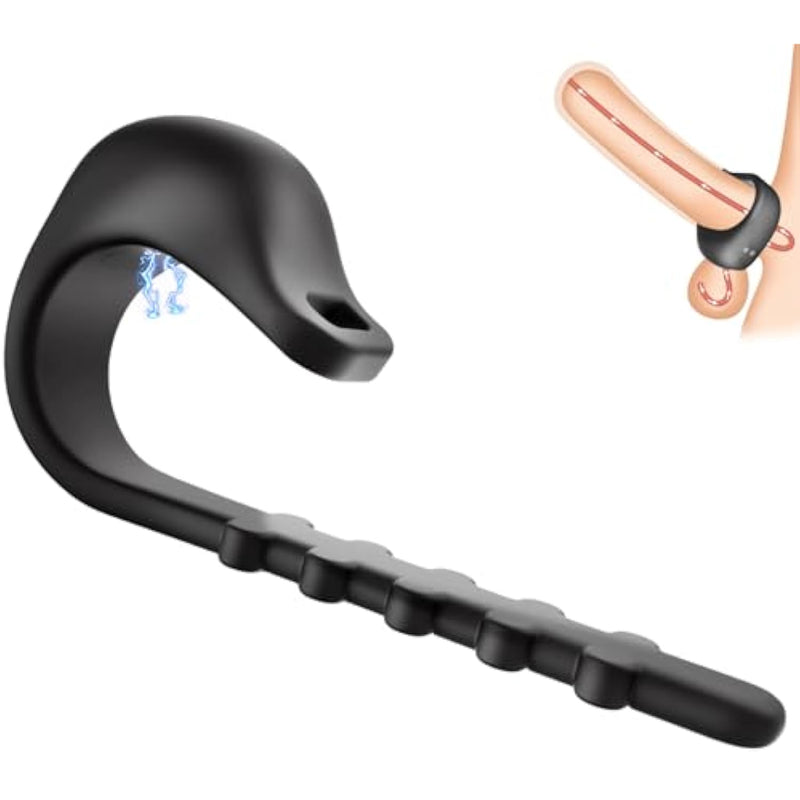 Electric Shock Cock Ring Silicone Penis Rings With 5 Shocking Modes Adjustable Buckle For Men Erection Stimulating Pleasure Enhance Penis Exercise Male Masturbation