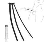 3Pcs Silicone Hollow Urethral Sounds - Male Masturbator Urethral Plug Dilator Adult Sex Toys For Penis Urethral Stimulation Sex Toys Catheters & Sounds Penis Plugs For Urethral Training