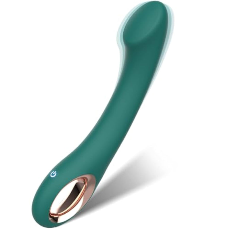 Ergonomic Curved G Spot Vibrator for Women with One-Button Control and Silent Waterproof Operation
