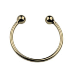 6Pcs Men'S Exercise Metal Penis Ring C With Double Beads Golden Rooster Ring Penile Ring Fun Toy Set