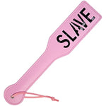 Faux Leather Slave Spanking Paddle For Sex Play, 12.8Inch Total Length Paddle For Adults, Pink