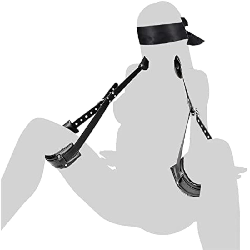 Sm Bondage, Thigh Restraint Sling Legs Binding Puttee Leather Suit Sex Toy