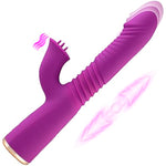 Handheld Sex Machine, 3 Speed Thrusting Dild, Rabbit Vibrator With Multiple Modes, Clitoral And G-Spot Stimulator