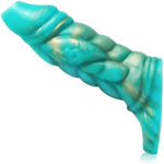 Liquid Silicone Penis Sleeve Flexible Hollow Monster Cock Sleeve For Enhanced Sensitivity And Comfort Discreet Reusable Sex Toys For Men (S)