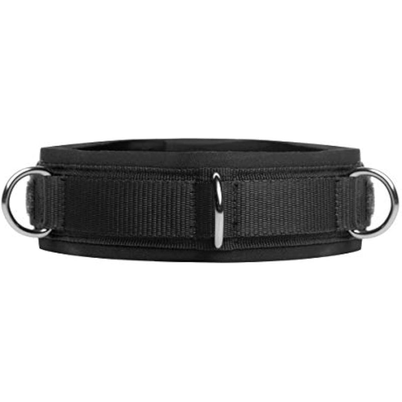 Neoprene Bondage Collar With D-Rings