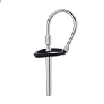 Smooth Urethral Sounds Catheter Plug Metal Urethral Rod With Silicone Penis Cock Rings(022)