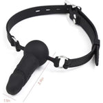 Dildo Mouth Gag Silicone Ball Gag Penis Mouth Gag Adjustable Strap Anal Masturbator Bdsm Sex Toy Mouth Gag Lips Woman Sm Extreme Sex Toy