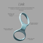 Flexible Adjustable Silicone Handcuffs for Couples, Perfect for Date Night and Romantic Bondage Play