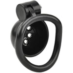 Press Lock Chastity Cage For Men With 5 Cock Rings And Pull Rope, Abs Round Head Chastity Devices With Ventilation Holes Sm Penis Bondage Extreme Sex Toy For Mens (Black)