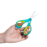 Left Handed Kids Blunt Craft Scissors 5 Inch 3 Pack Safety Scissors for School Use
