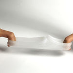 Super Soft Silicone Penis Ring Delay Ejaculation Ball Scrotum Stretcher Triple Cock Ring Erection Enhancing Bdsm Sex Toys For Men (White)