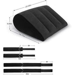 Sex Handcuffs Sex Pillow Bdsm Restraints Set- Inflatable Sex Pillow Sex Positions Pillow Sex Straps Bondage Wrist Thigh Handcuffs Support Pillow Bed Restraints Triangle Inflatable Ramp Sex Furniture