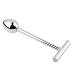 Stainless Steel Anal Trainer Kit for Women - Thrusting Dildo and Butt Plug Set with Prostate Massage and G-Spot Stimulation