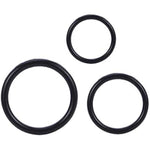 Penis Ring/Cock Rings,6 Pcs Different Sizes Silicone Penis Sleeve/Penistrainer,Stretchy Longer Harder Stronger Erection Semen Lock Ring,Delay Ejaculation Time Lasting Sex Toys For Men (Black 1)