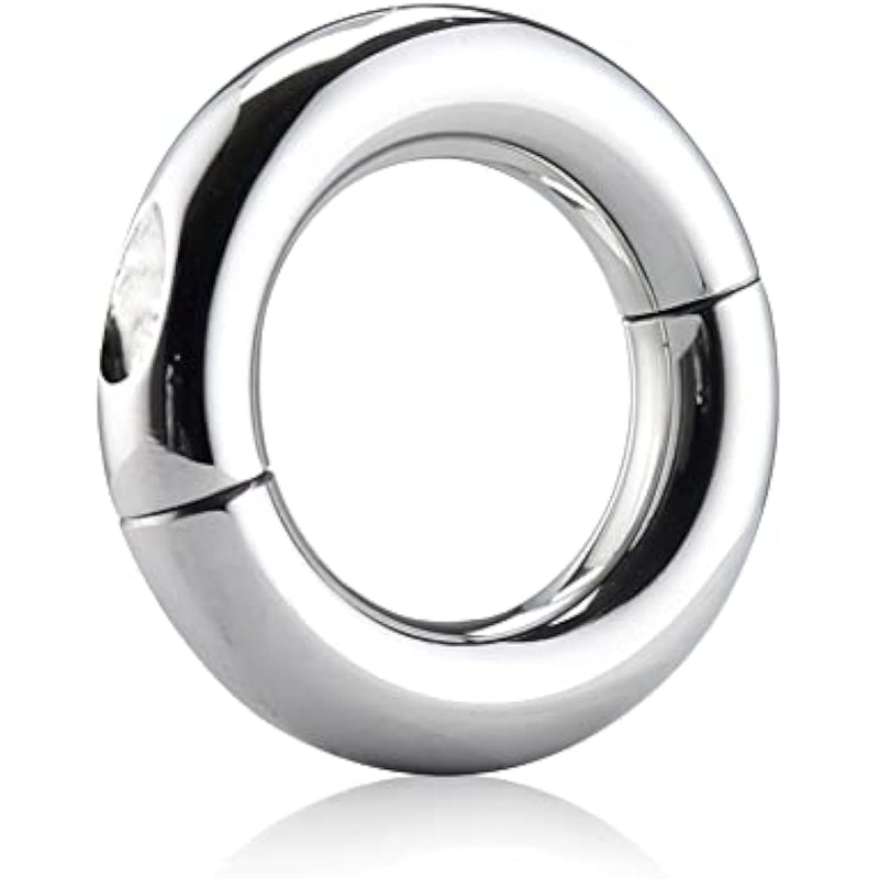 Male Penis Cock Ring Delay Head Glans Ring Stainless Steel Scrotum Ball Stretcher Weights Adult Sex Toys(Small)