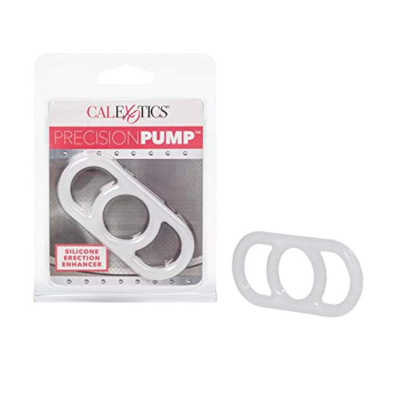 Novelties Precision Pump Silicone Erection Enhancer for Men - White