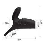 Vibrating Penis Sleeve Cock Rings With Clitoral Stimulator Penis Extender Vibrator With 10 Vibration Modes For Testicles G Spot Stimulation Erection Enhancement Delayed Ejaculation
