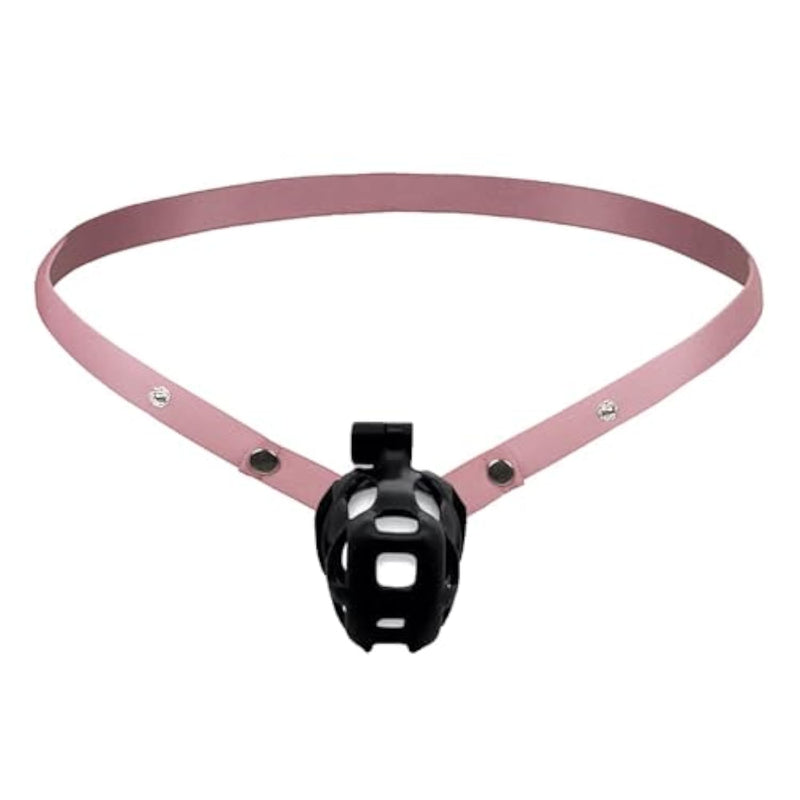 Dusty Pink AntiOff Elastic Strap for Men's Chastity Locks - Secure Support Belt