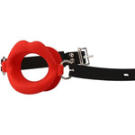 Sexy Red Lip Mouth Plug Lip O-Shaped Opening Device Couple Training Silicone Mouth Plug Sm Role Play Accessories Sex Toy