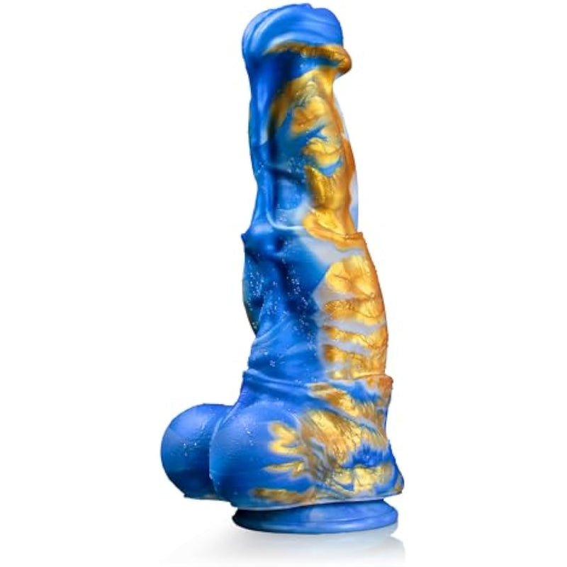 Horse Dildo - Lifelike Silicone Thrusting Dildo With Strong Suction Cup, Realistic Thick Horse Penis For G-Spot, Fantasy Sex Toy For Women And Men Gay Anal Play Sex Pleasure (D219-Xxl)