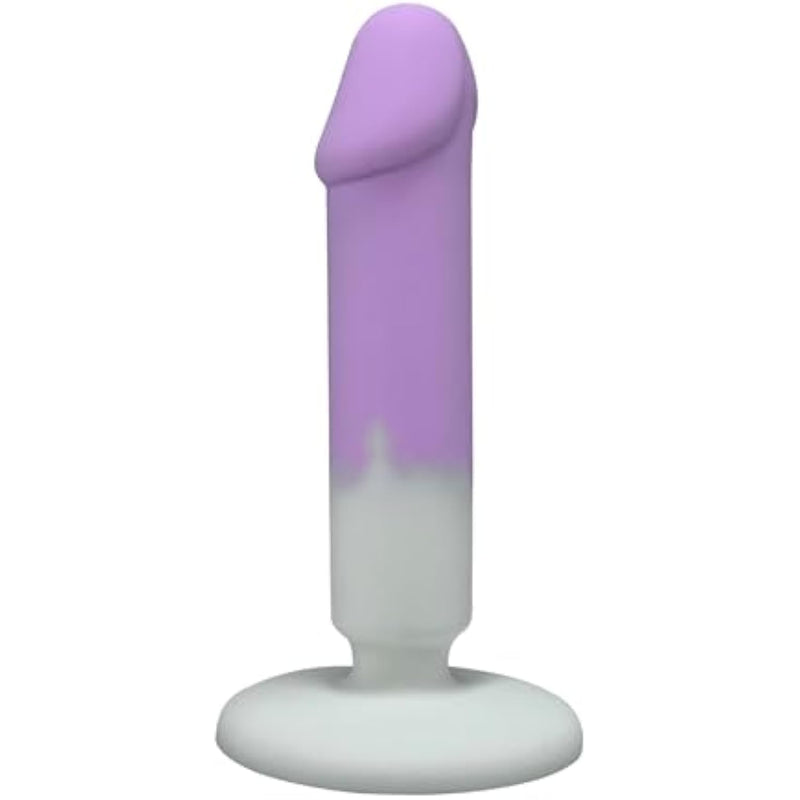 Silicone Realistic Dildos Anal Plug Training Cute Small Anal Dildos Sex Toys With Strong Suction Gradient Color Realistic Penis Anal Sex Toys For Women Men Couple Beginners Slim Anal Toys (S)