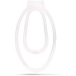 Chastity Devices For Sissy Male Effortlessly Feminize With Chastity Clip Cage Lock Penis Ring Bondage Sex Toys Discreetly Conceals Bulges Penis Cage Trainer (Transparent-L)