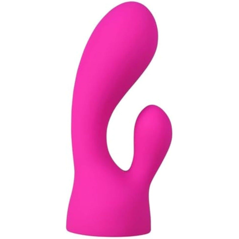 Palmbliss Silicone Attachment Head, Dual Stimulation For Internal And External Pleasure, Compatible With Massagers, Soft Touch Silicone