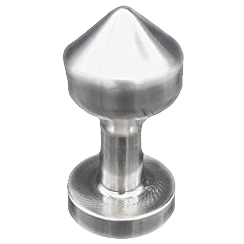 Heavy Duty Stainless Steel Anal Plug for Men and Women - 655G Solid Metal Butt Plug with Conical Design