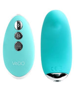 Niki Rechargeable Clitoral Panty Vibrator, Turquoise