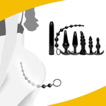 Silicone Anal Butt Plug Training Set Anal Sex Toys Fetish Safety For Beginner Anal Trainer For Adult Women Gay Lesbian Couples