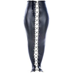 Mummy Costume Mermaid Restraint Legs Adjustable Leather All-Inclusive Bag Fetish Sex Bondage Kit (L:Height:68.9-72.8 Inch;Weight:143.3-176.3 Ib, Black1)