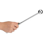 Stainless Steel Dildo Massage Wand,G-Spot Massage Dildo Stimulate Wand Fetish Plug Solid Metal Curved Dual Ended Masturbation Sex Toy Handheld Anal Probe Metal Anal Butt Plug For Men Women