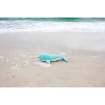 Nev The Narwhal Stuffed Animal 14”, Knit Narwhal Plush Toy Gifts For Kids Of All Ages, Ocean Animals