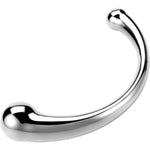G-Spot Dildo, Stainless Steel Curved Dual Ended Fetish Plug, P-Spot G-Spot Stimulator For Anal Play Prostate Massage Masturbation Sex Toy For Couple