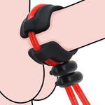 Adjustable Penis Ring With 2 Buckles - Silicone Cock Ring For Erection Enhancing Long Lasting Stronger -Men Sex Toy For Sex Game