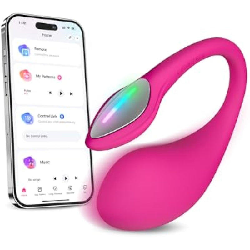 Lush 4 Remote Control G-Spot Vibrator, Wearable Long Distance Adult Sex Toys & Games With Led Light, App Controlled Egg Vibrators For Women Couples, Powerful Vibration, Discreet, Waterproof