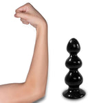 Large Flexible Tapered Anal Beads with Suction Cup for Beginners and Advanced Users