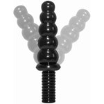 Anal Bead Dildo Butt Plug - 10.6 Inch Anal Dildo With 5 Gradual Large Beads, Thick Huge Anal Plug With Handle, Soft Flexible Double Ended Dildo Sex Toy For Men Women