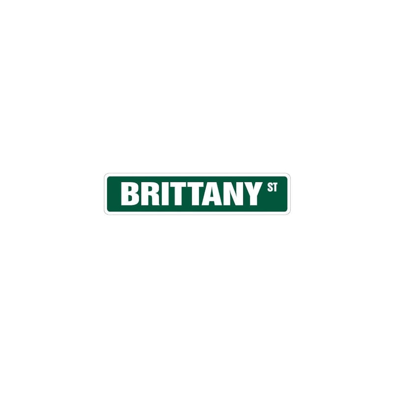 Brittany  Street Sign  Great Gift Idea 100'S Of Names To Choose From!!!