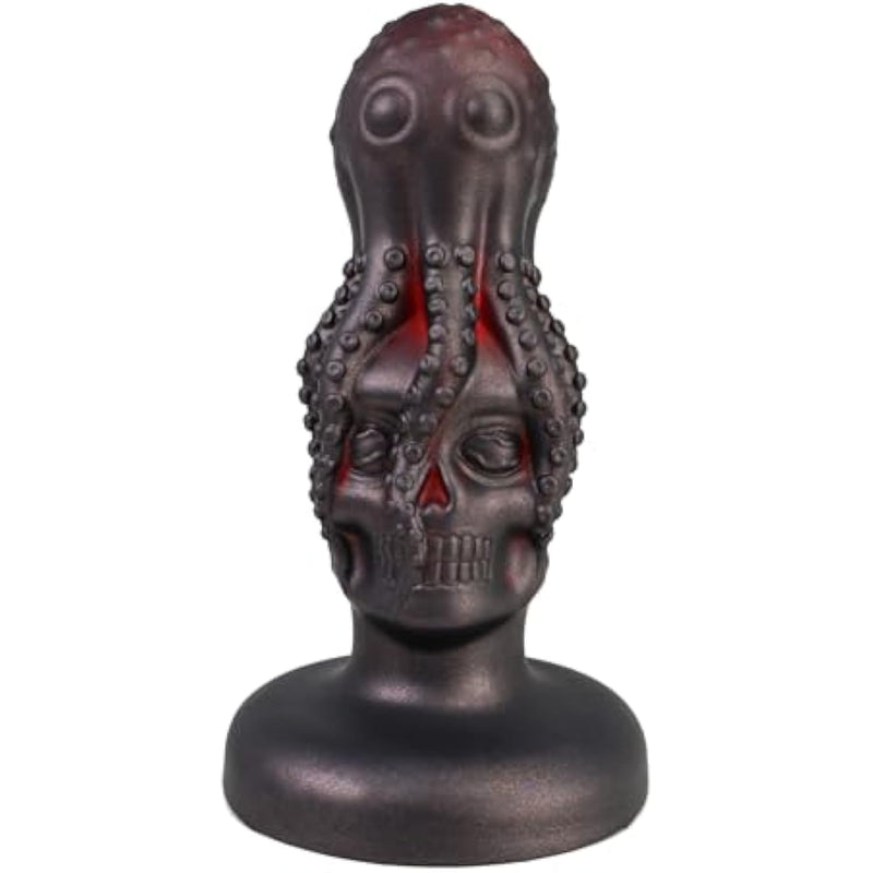 Anal Dildo With Suction Cup Base For Hands-Free Play Silicone Realistic Dildo Tentacle Anal Butt Plug For Anus Dilation Prostate Stimulation Adult Sex Toy For Men Women Couple Gray Xl 8.07’’