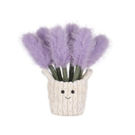 Potted Lavender Stuffed Animals For Kids, Soft Cute Plush Toys For Baby Girl And Boy, Fluffy Potted Lavender