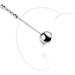 Anal Prostate Massage Stick Anal Hook Butt Plug Training Trainer G Spot Massager Stimulator Metal Wand With Handle Anal Dildo Masturbation Wand Sex Toys For Women Men Couples